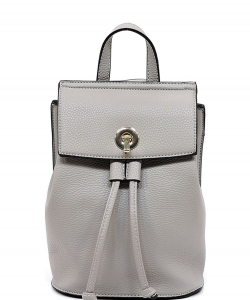 Fashion Convertible Drawstring Backpack 87646 GRAY